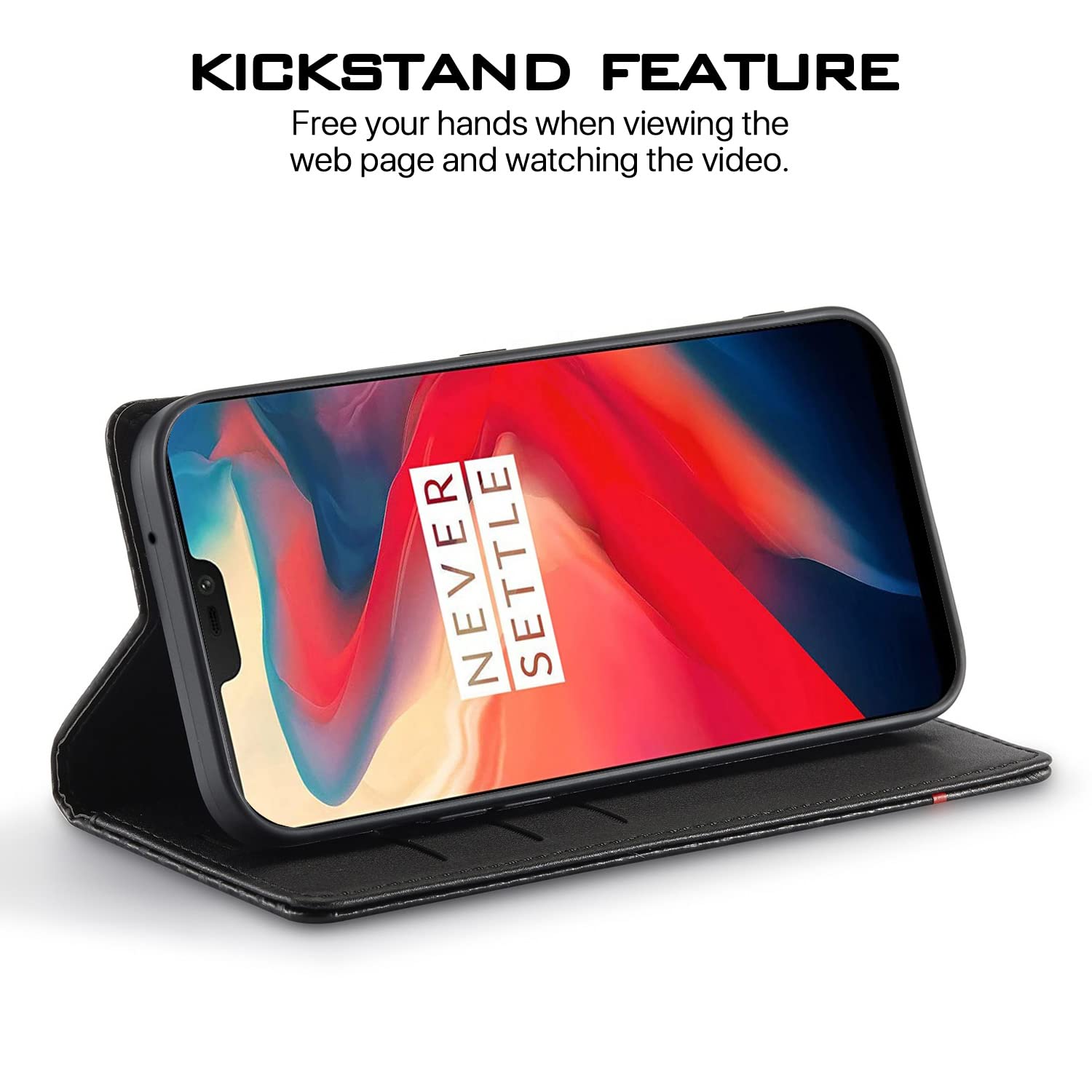 Pikkme OnePlus 6 black flip cover – photo 5