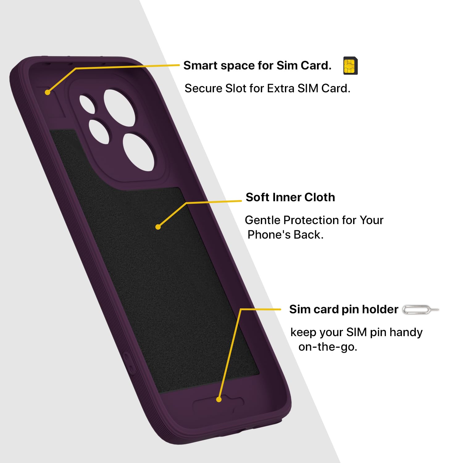 Oppo Reno 15 Pro 5G mobile back cover in purple by Pikkme – photo 6