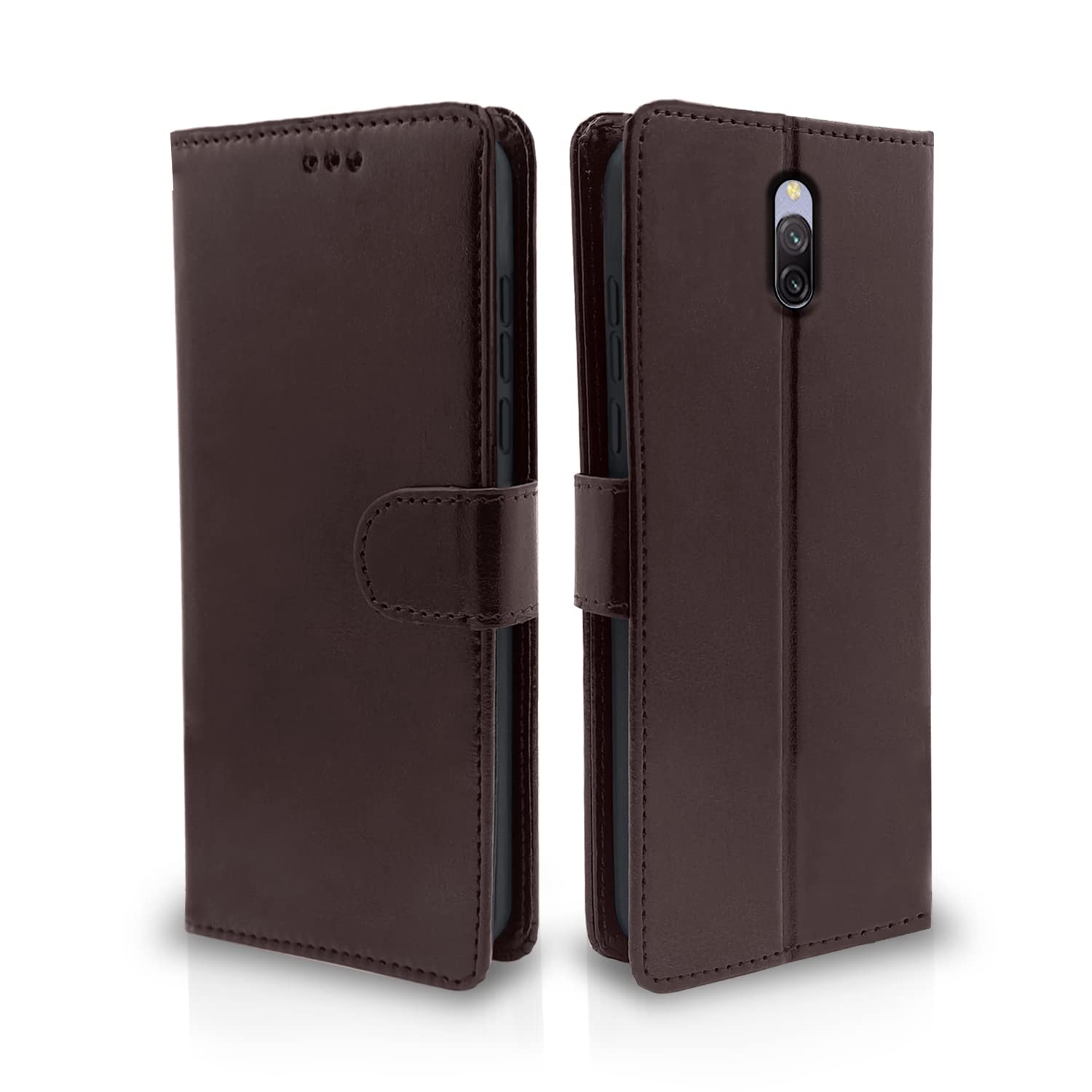 Redmi 8A Dual Coffee Vintage Flip Cover
