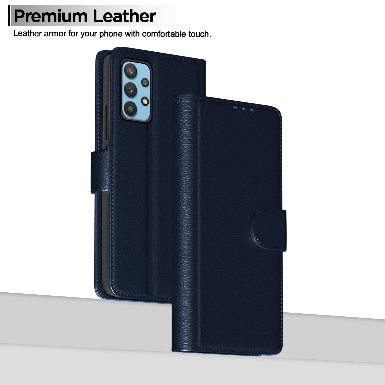 Blue Wallet mobile flip cover for Samsung M32/A32 5G – Pikkme – photo 2