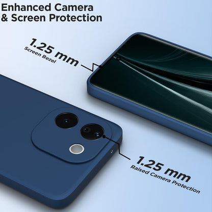 Blue Matte phone cover for Vivo T3 Pro/iQOO Z9s Pro 5G – Pikkme – photo 2
