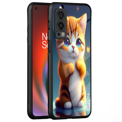 Pikkme OnePlus Nord 2 5G Cat mobile back cover