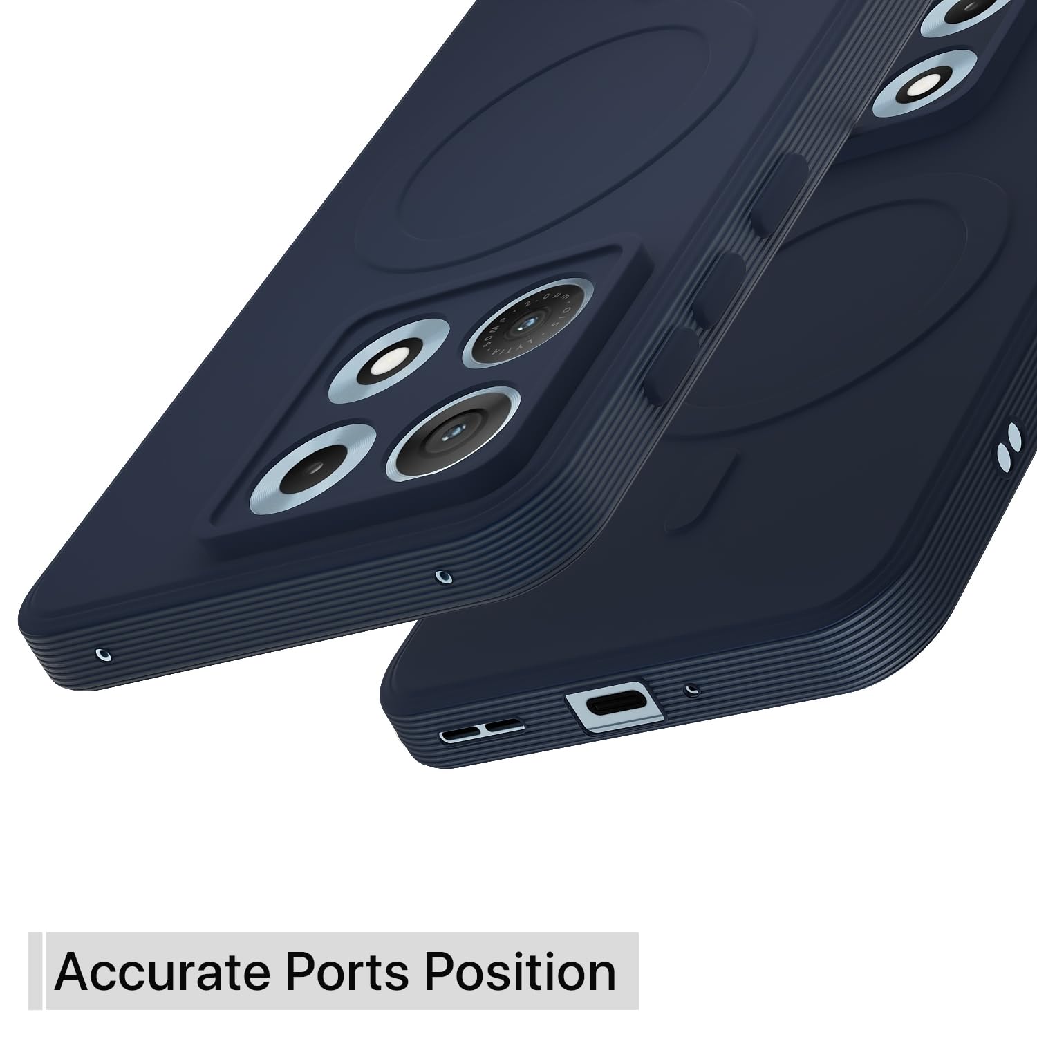 Pikkme blue back cover for Moto Edge 70 Max 5G – photo 4