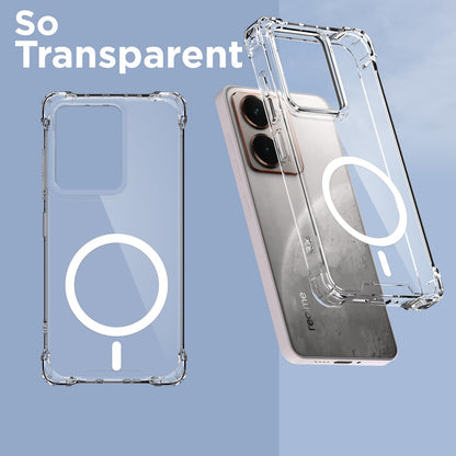 Transparent mag-safe mobile cover for Realme P3 Ultra 5G – Pikkme – photo 2