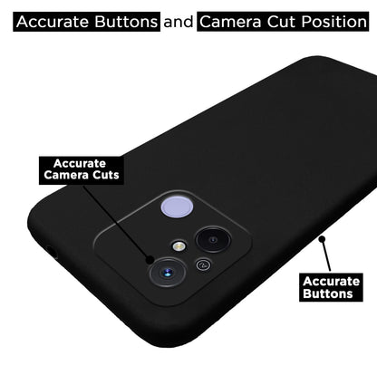 Black mobile back cover for Redmi 12C/Poco C55 – Pikkme – photo 3