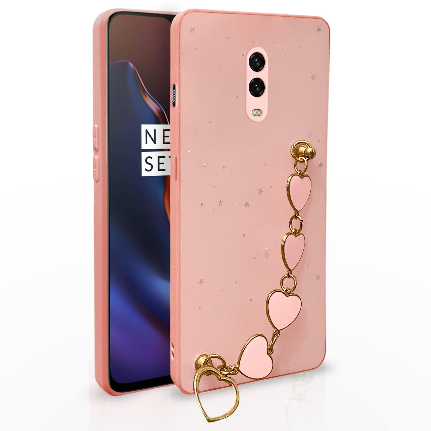Pikkme pink back cover for OnePlus 6T