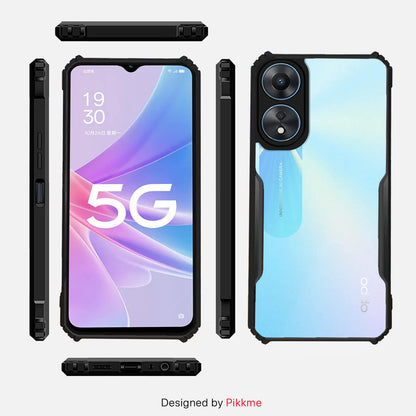 Pikkme plastic, black mobile back cover for Oppo A78 5G – photo 3