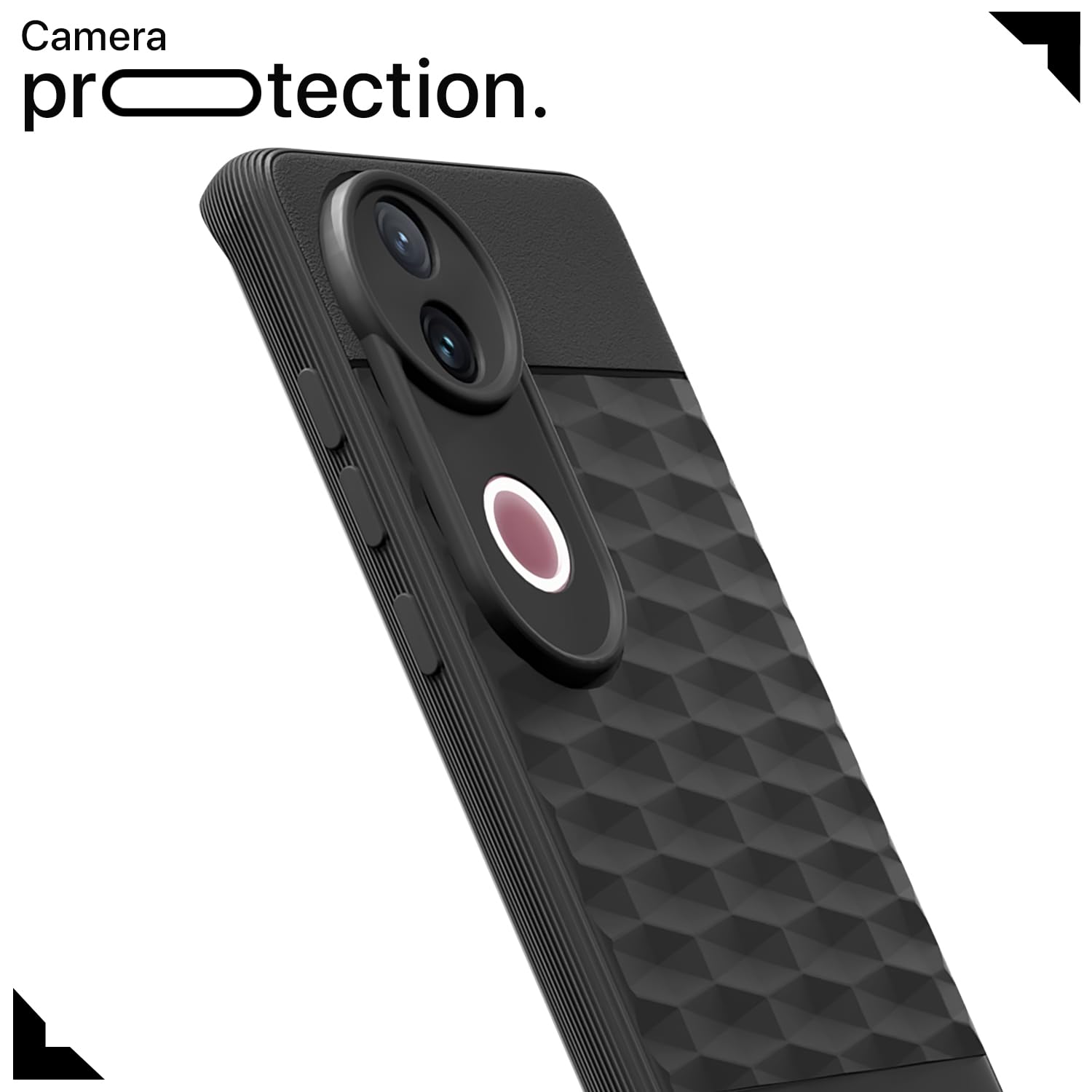 Black phone cover for iQOO Z10R 5G/Vivo V50 5G/V50e 5G/Vivo T4R – Pikkme – photo 5