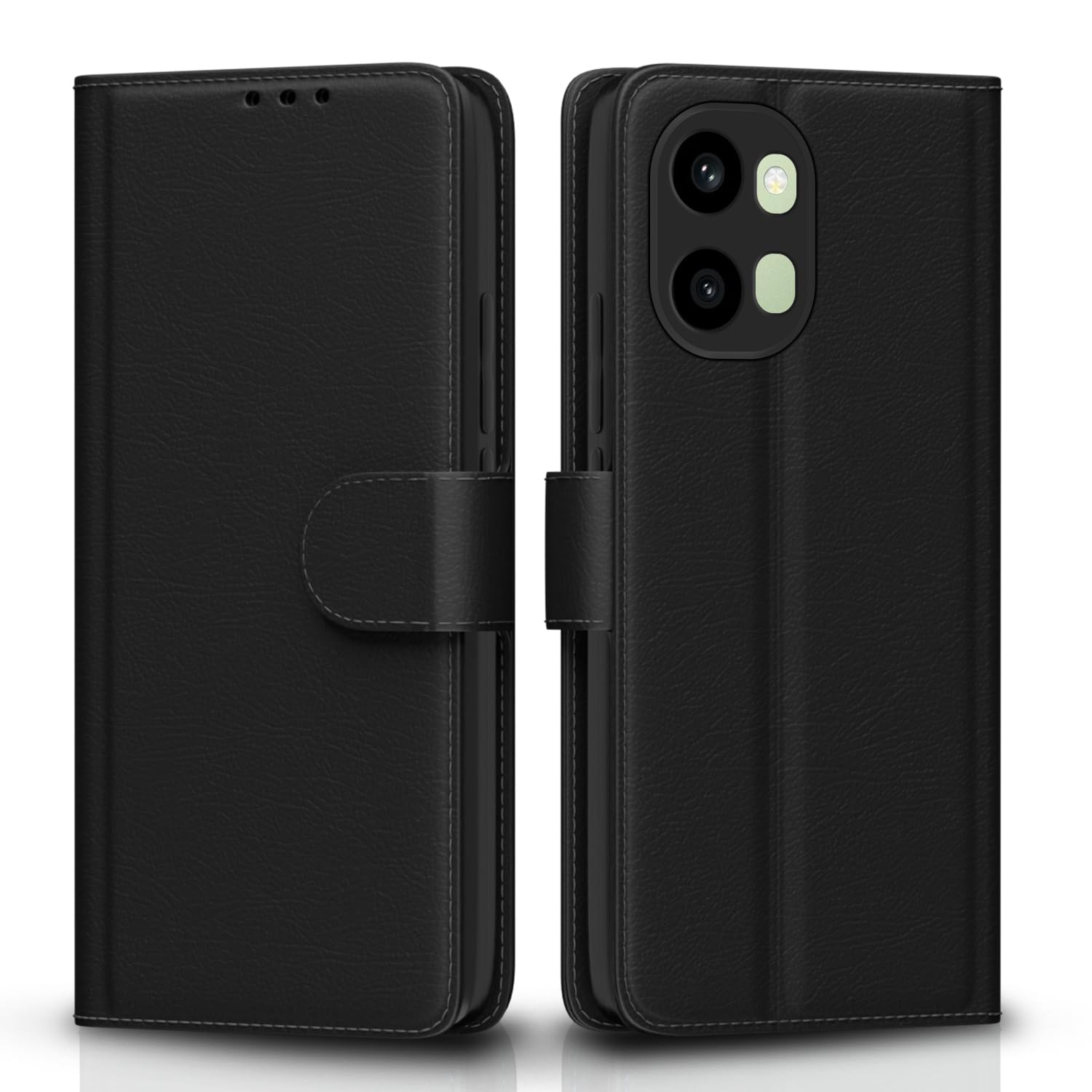 Pikkme OnePlus 15R 5G Wallet black flip case