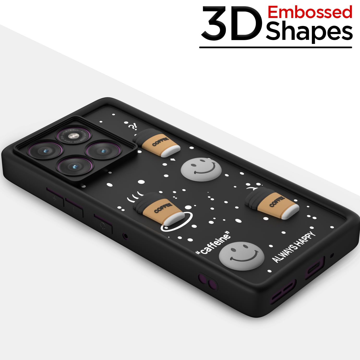 Pikkme black mobile back cover for Moto Edge 60 Pro 5G/3D – photo 3