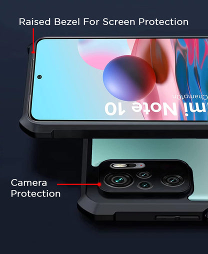 Pikkme Mi Redmi Note 10 / Redmi Note 10s Eagle Back Cover (Black)