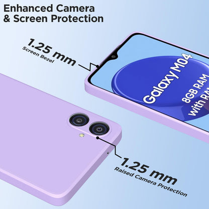 Purple Liquid Silicone phone cover for Samsung M04/F04/A04e – Pikkme – photo 6