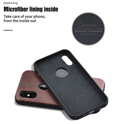 Brown back cover for iPhone X – Pikkme – photo 3