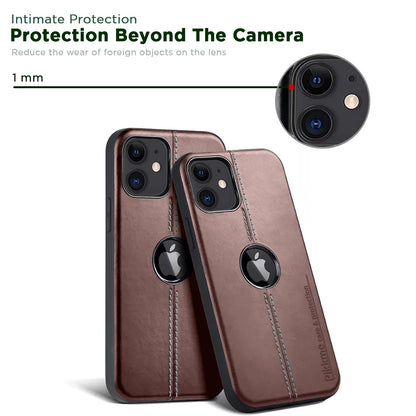 Brown Leather phone cover for iPhone 11 – Pikkme – photo 6