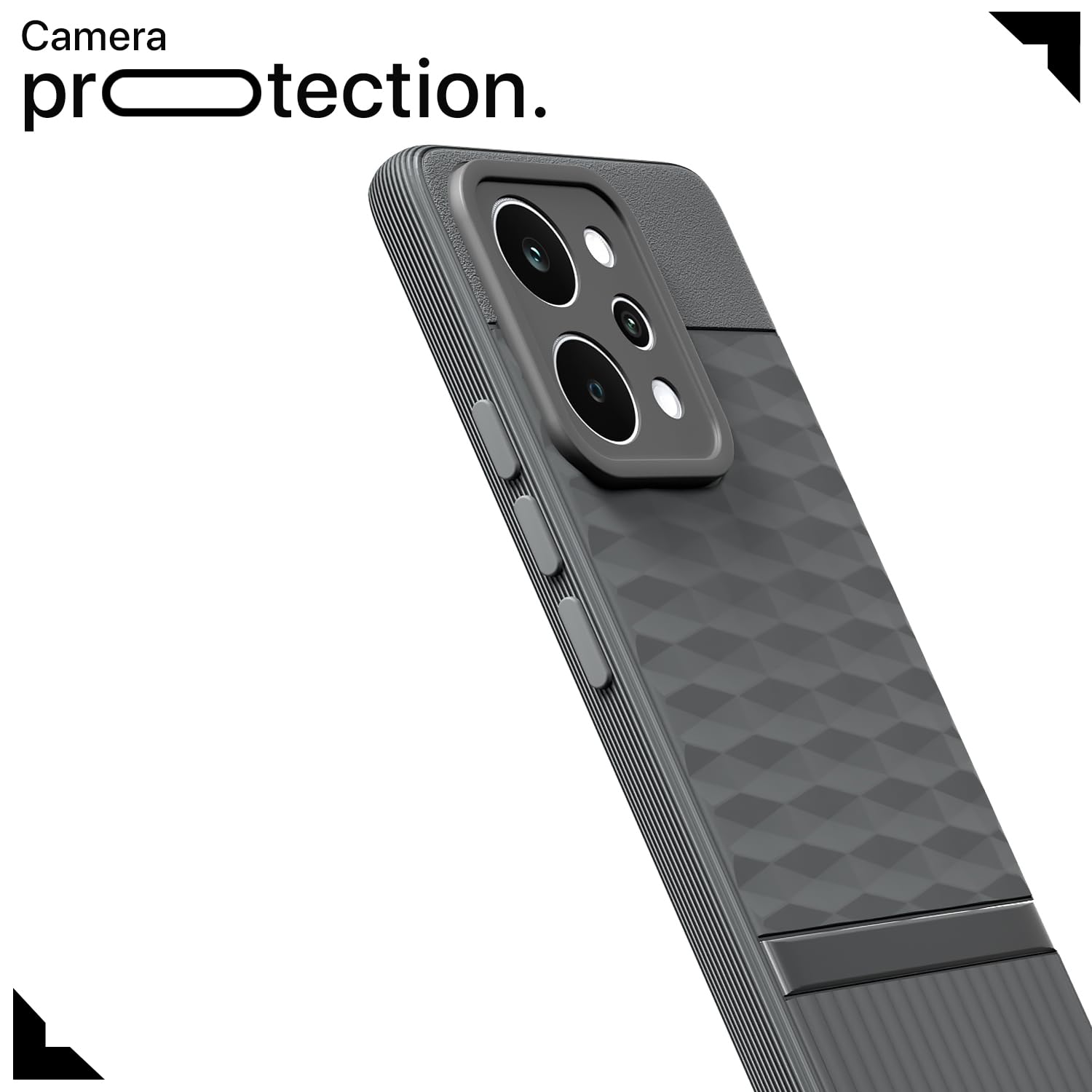 Grey mobile back cover for Realme P4 Power 5G – Pikkme – photo 5