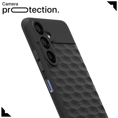 Pikkme Samsung Galaxy F15 5G / Samsung Galaxy M15 5G Gencase Back cover (Black)