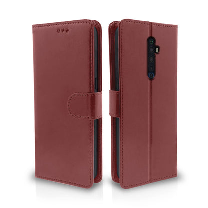 Brown Wallet mobile flip cover for Reno 2Z/2F – Pikkme