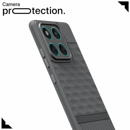 Pikkme Motorola MotoEdge 60 Fusion 5G Gencase Back cover (Grey)
