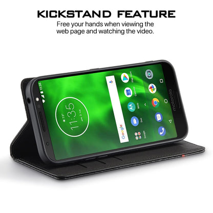 Pikkme Moto G6 Play Wallet black wallet flip cover – photo 5