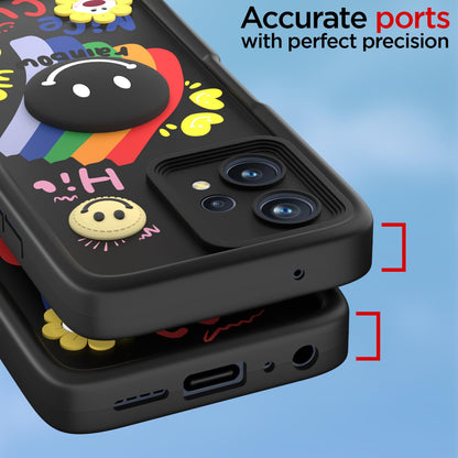 Realme 9 Pro 5G Soft Silicone mobile cover in black by Pikkme – photo 4