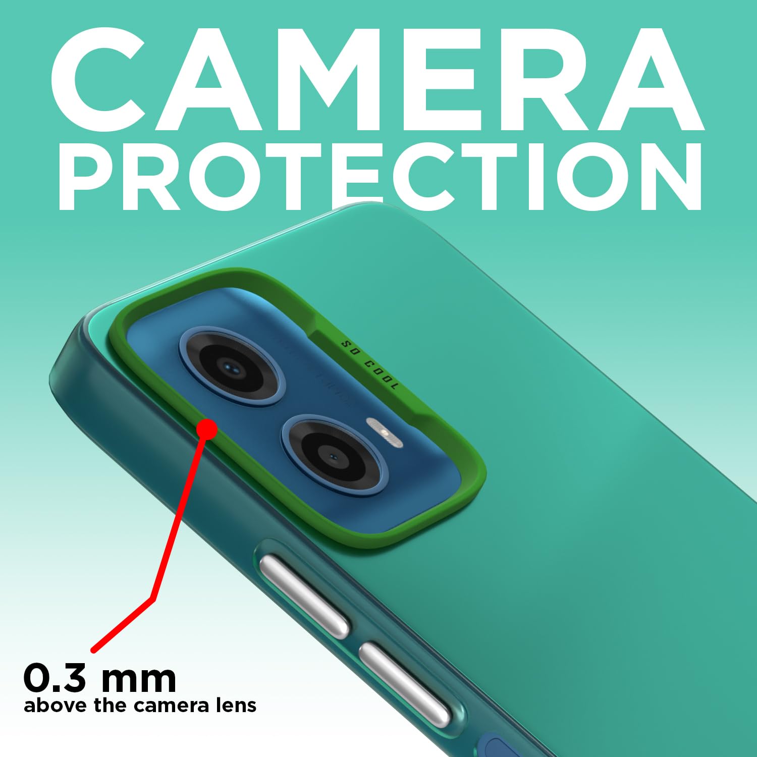 Pikkme Moto G34 5G So Cool Matte Finish Back Cover (Green)