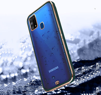 Samsung M31/M31 Prime/F41 Chrome mobile cover in green by Pikkme – photo 2