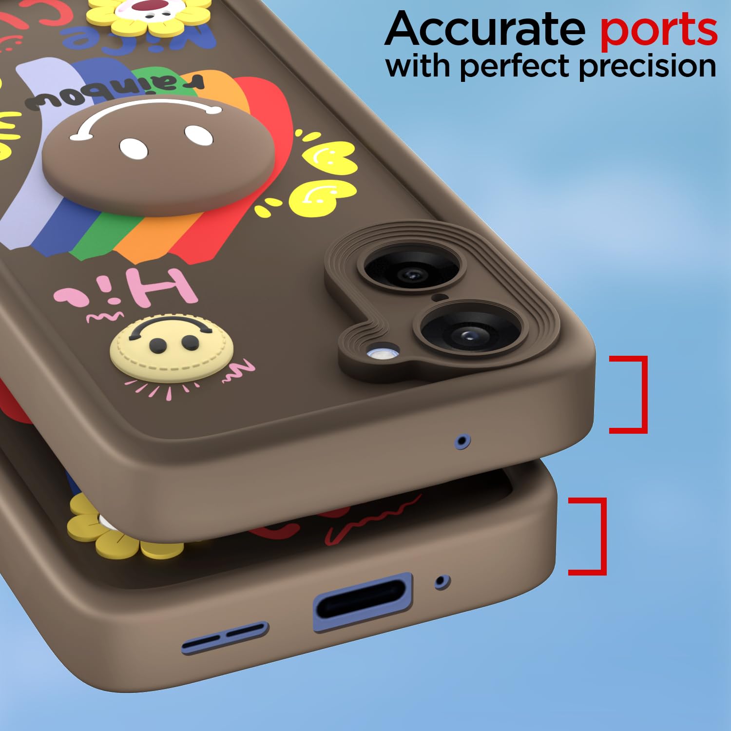 OnePlus Nord CE 5 5G mobile back cover in brown by Pikkme – photo 4