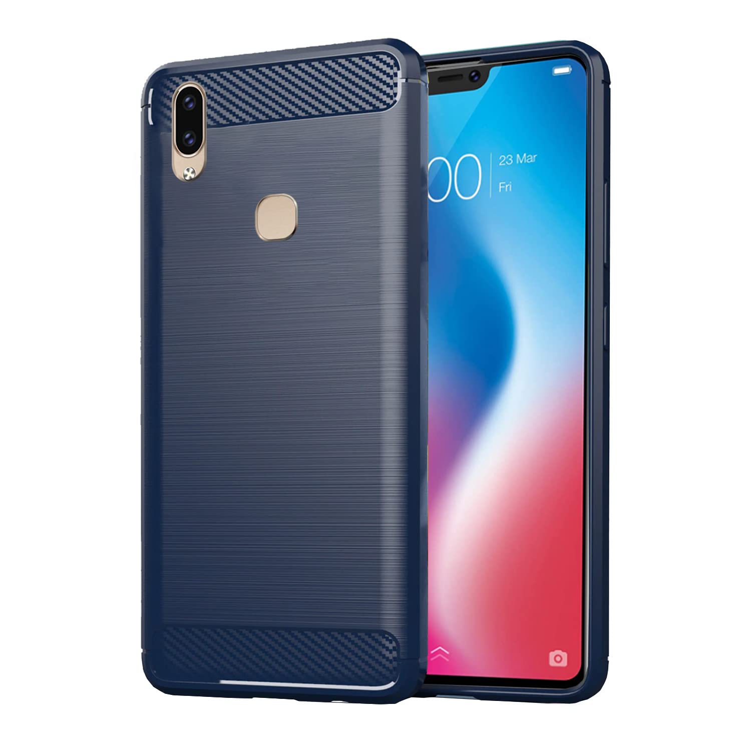 Pikkme Vivo V9/V9 Pro/V9 Hybrid blue mobile back cover