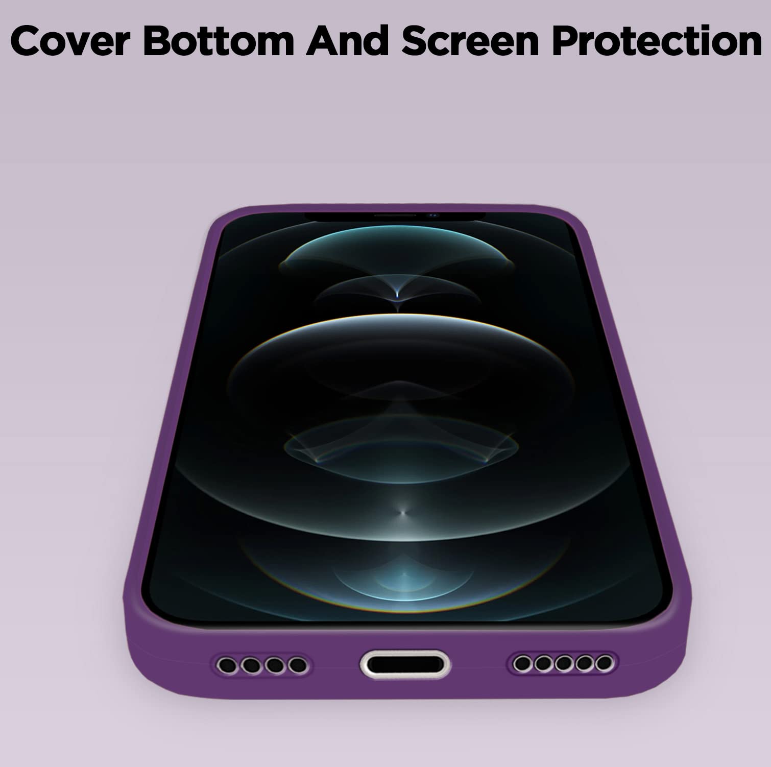 Pikkme grape Soft Silicone back cover for iPhone 12 Pro Max – photo 5