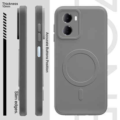 Grey MagSafe mobile back cover for Redmi 15A 5G – Pikkme – photo 3