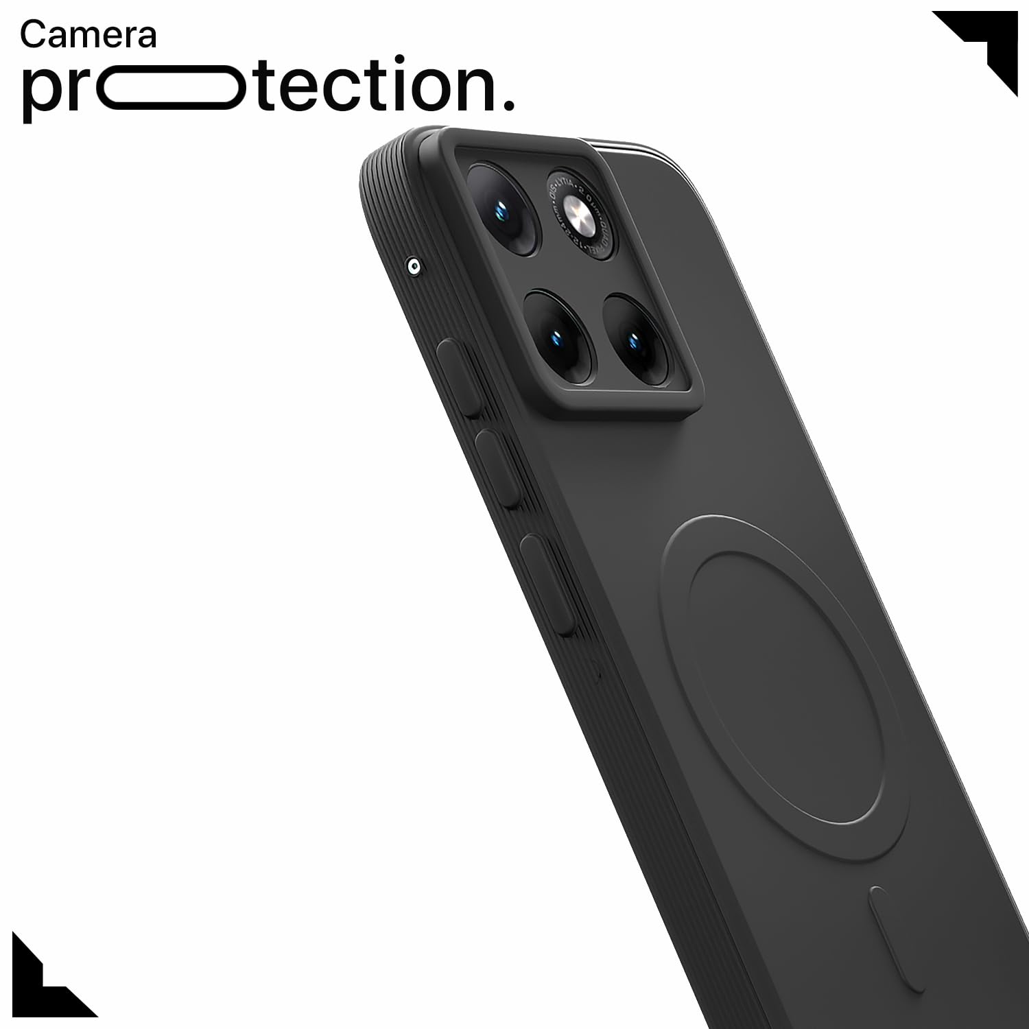 Pikkme Moto Edge 70 Fusion 5G black mobile back cover – photo 5