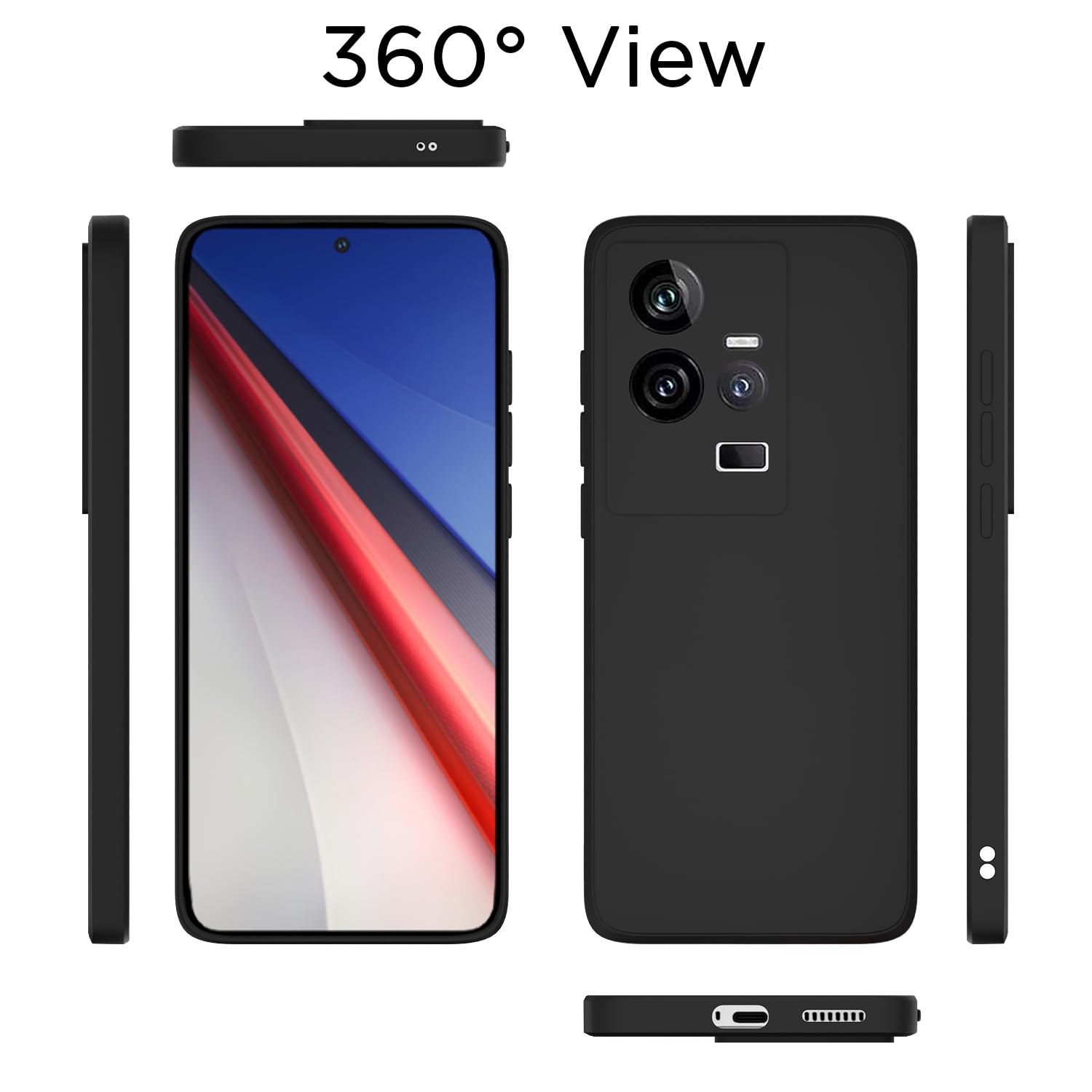 Black Matte mobile cover for iQOO 11 5G – Pikkme – photo 4