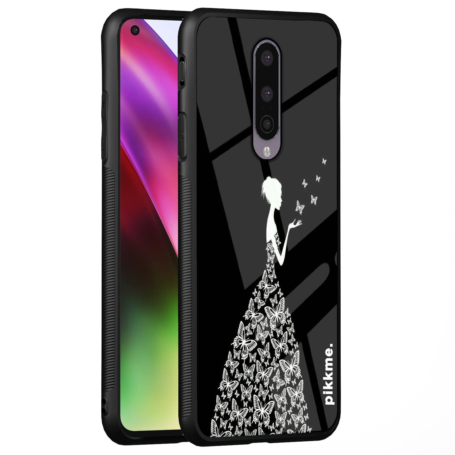 OnePlus 8 Hybrid mobile back cover by Pikkme