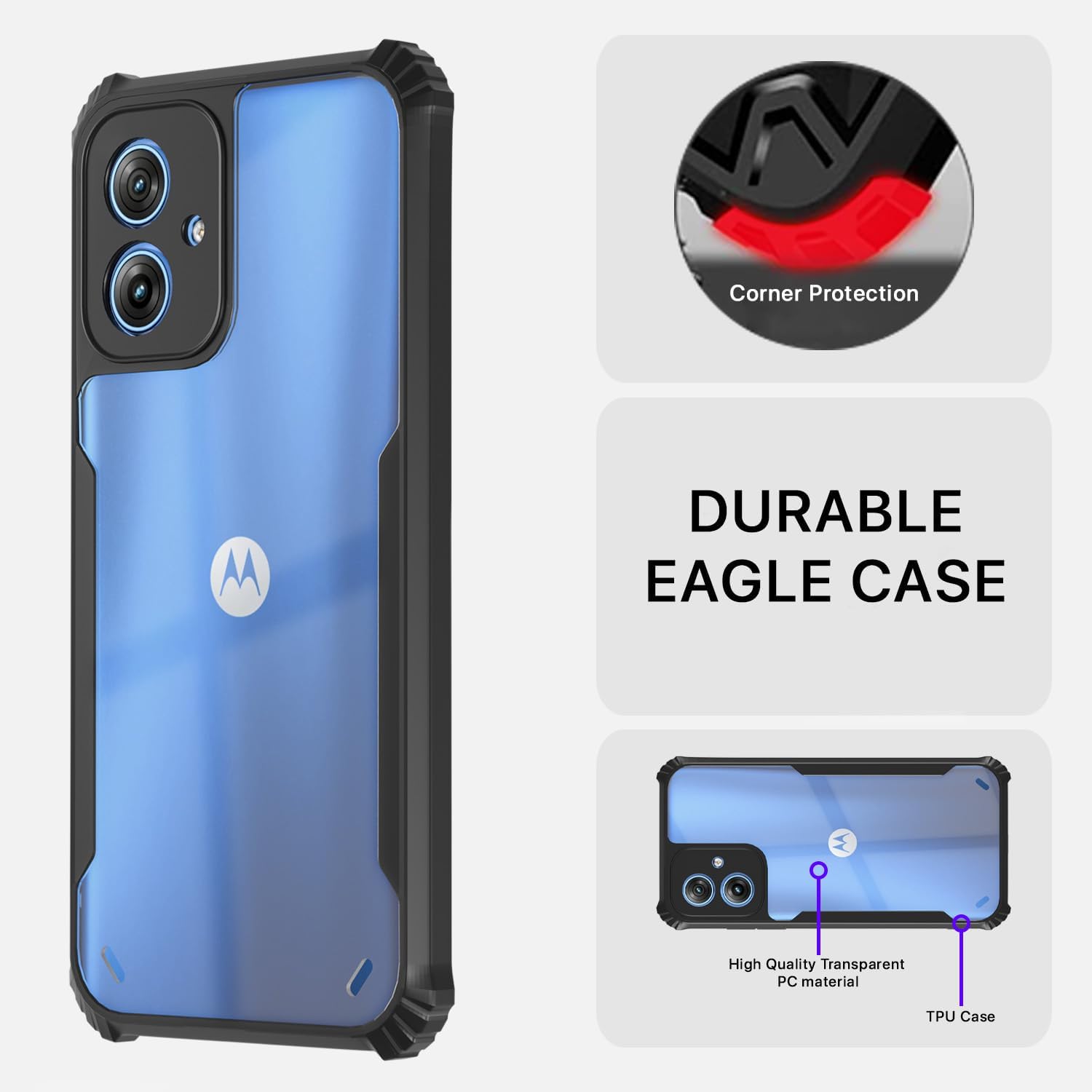 Pikkme Moto G54/G64 5G black back cover – photo 5