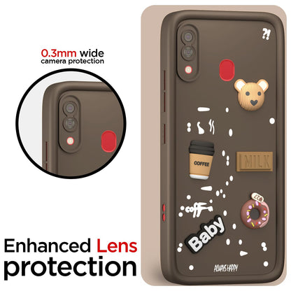 Samsung A20/A30/M10s back cover in brown by Pikkme – photo 5