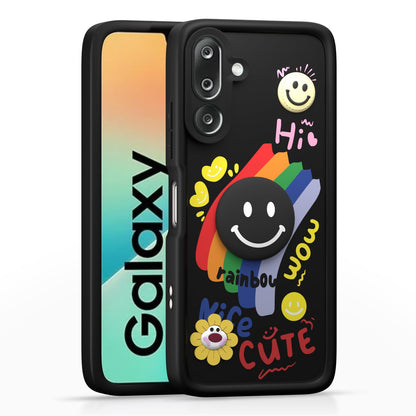 Pikkme black Soft Silicone phone cover for Samsung M36 5G
