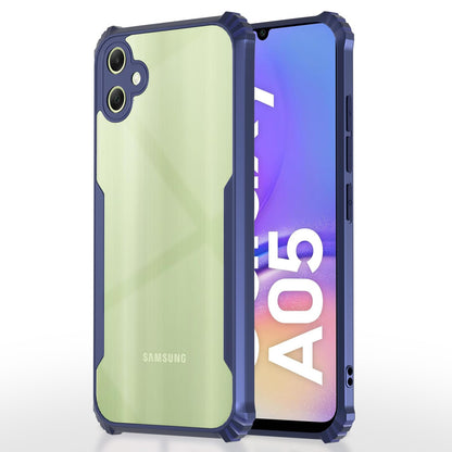 Pikkme blue Clear mobile back cover for Samsung A05/M05/F05