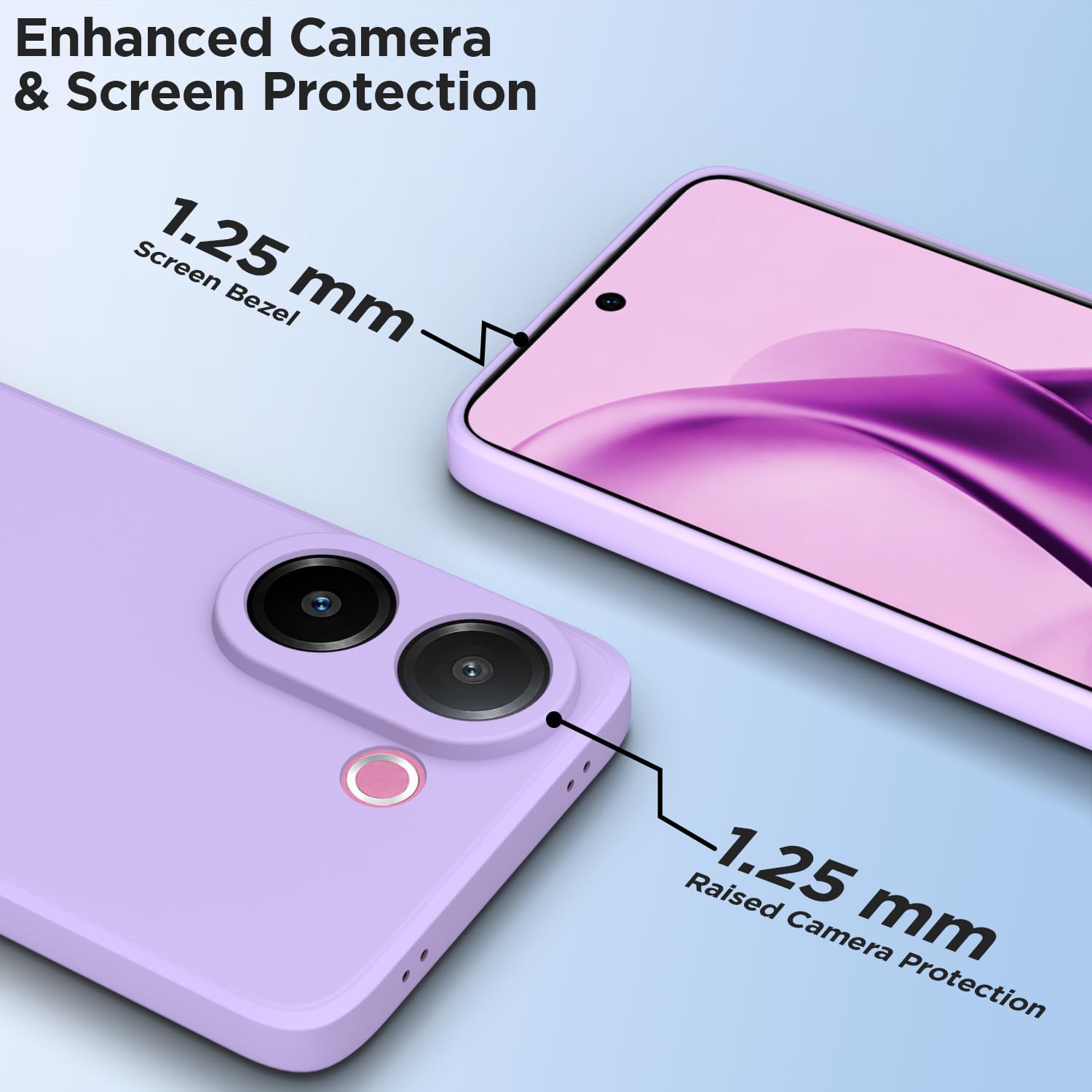 Purple back cover for Vivo V60e/V60 5G – Pikkme – photo 2