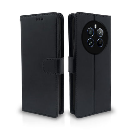Pikkme Realme 12 Pro/12 Pro Plus 5G black wallet flip cover