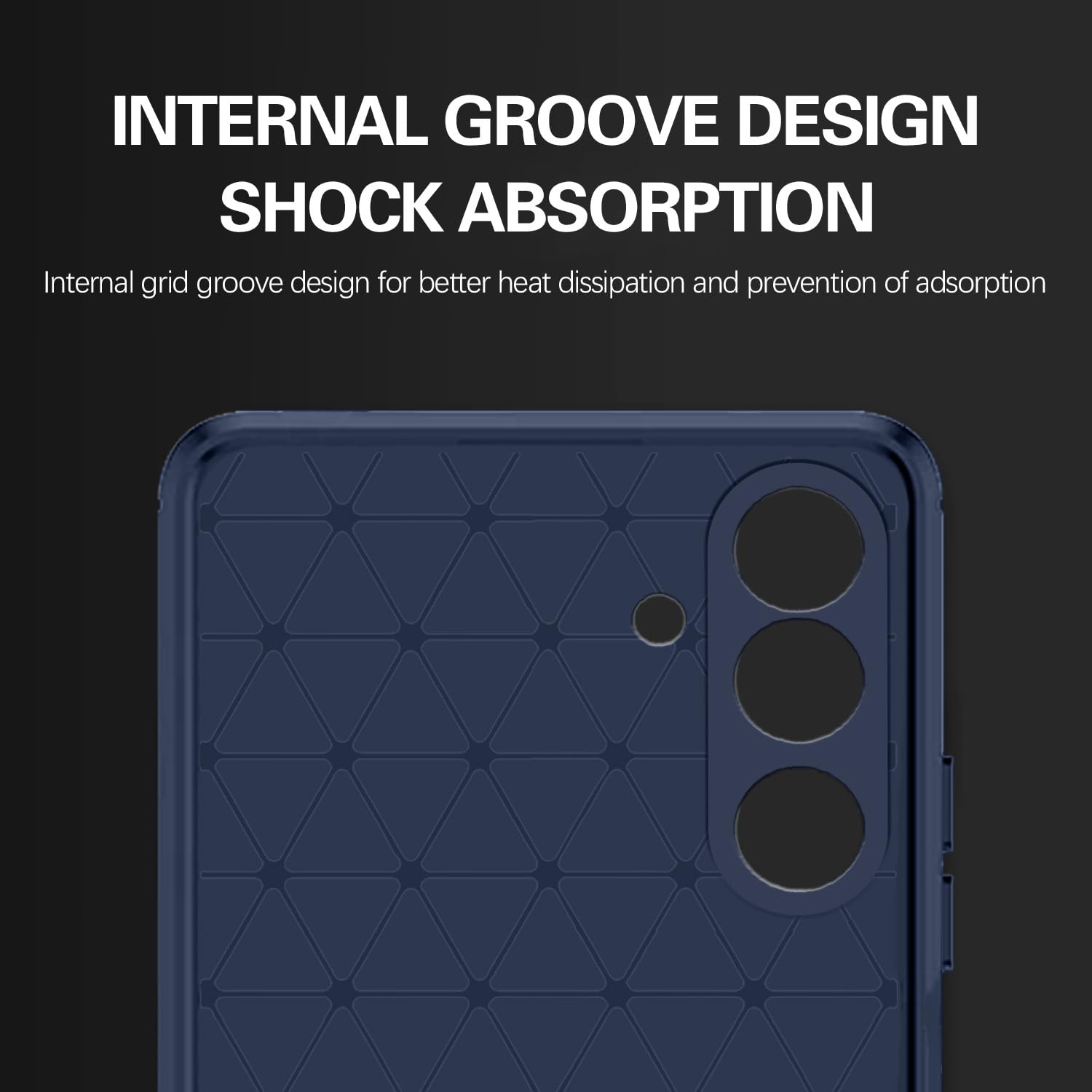 Samsung M36 5G Hybrid back cover in blue by Pikkme – photo 5