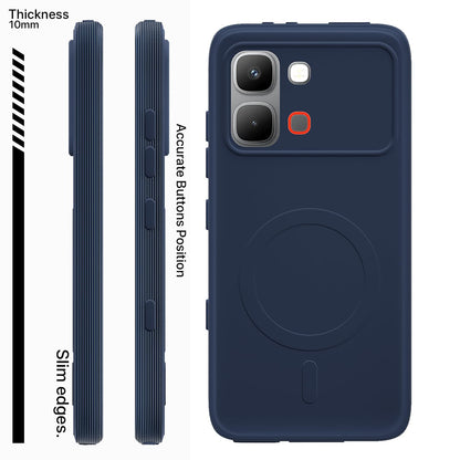 Infinix Note Edge 5G MagSafe mobile back cover in blue by Pikkme – photo 3