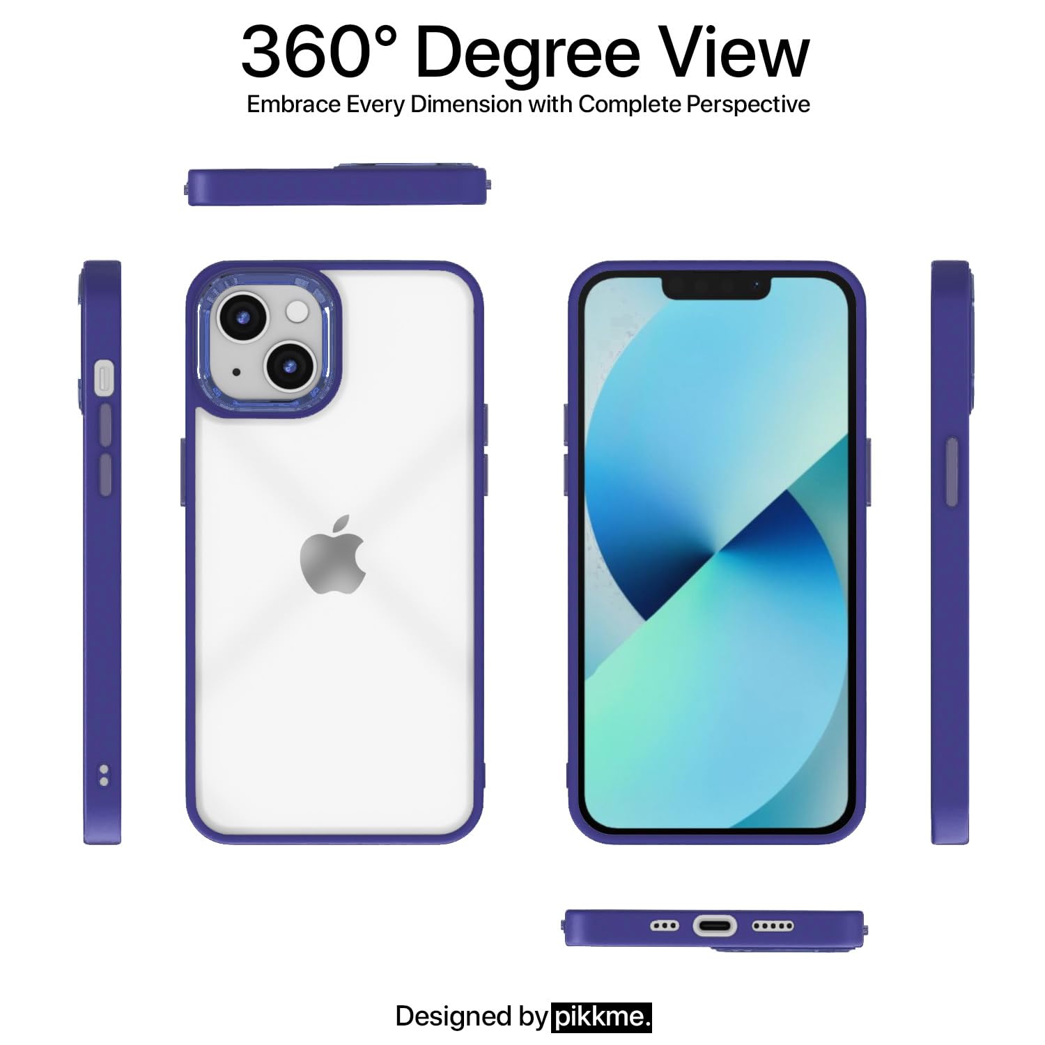 Purple mobile cover for iPhone 13 – Pikkme – photo 4