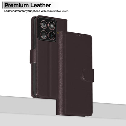 Pikkme Motorola Moto Edge 60 5G / Motorola Moto Edge 60 Fusion 5G Vintage Flip Cover (Coffee)