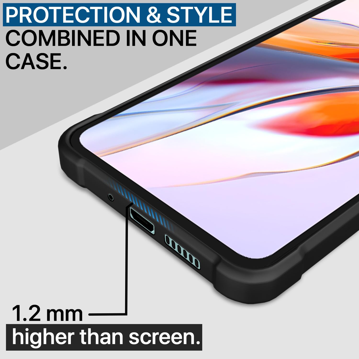 Pikkme black mobile cover for Redmi 12C/Poco C55 – photo 5