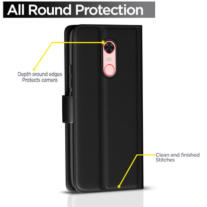 Pikkme black mobile flip cover for Redmi Note 5 – photo 4