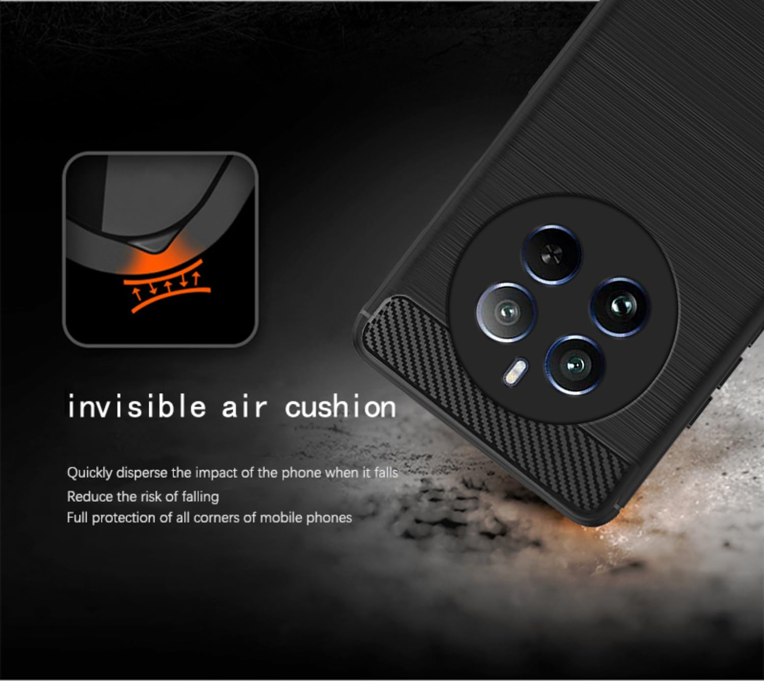 Pikkme Realme 12 Pro/12 Pro Plus 5G black mobile cover – photo 3