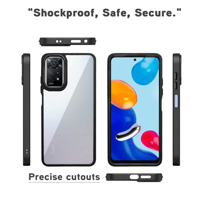 Redmi Note 11/Note 11S Chrome mobile back cover in black by Pikkme – photo 3