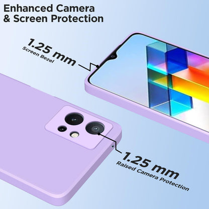 Purple Liquid Silicone phone cover for Vivo T1/Y75/iQOO Z6 5G – Pikkme – photo 6