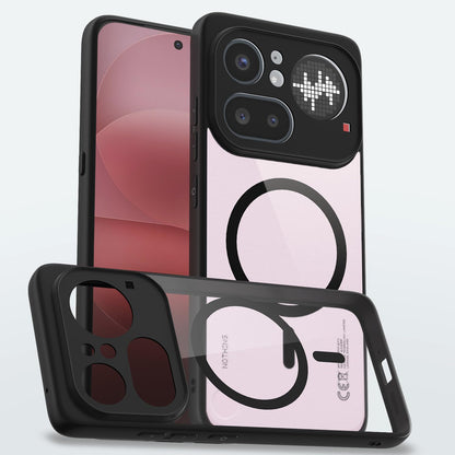 Pikkme Nothing Phone 4a Pro 5G black mag-safe mobile back cover
