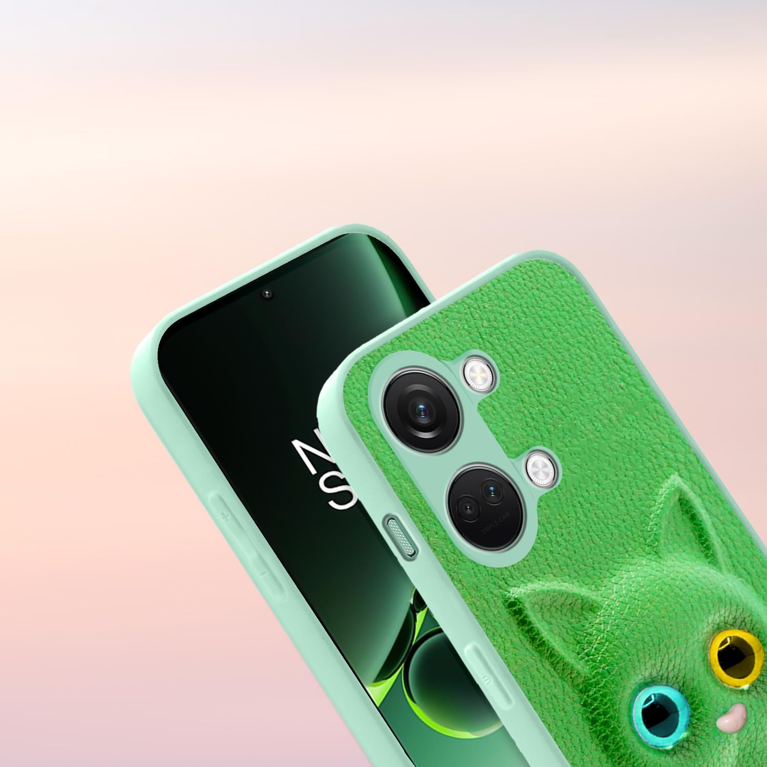 Pikkme OnePlus Nord 3 5G Cat green mobile cover – photo 7